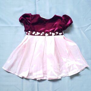 Y2K Vintage BT Kids Baby Boutique Pageant Dress 18 Months, Formal Holiday Party